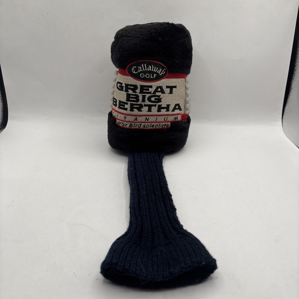CALLAWAY GOLF CLUB HEAD COVER SOCK GREAT BIG BERTHA‎ Sole Plate #1 WAR BIRD